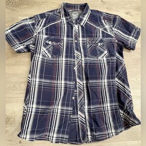 BKE Shirt XL Athletic Fit Buckle ROAR Affliction